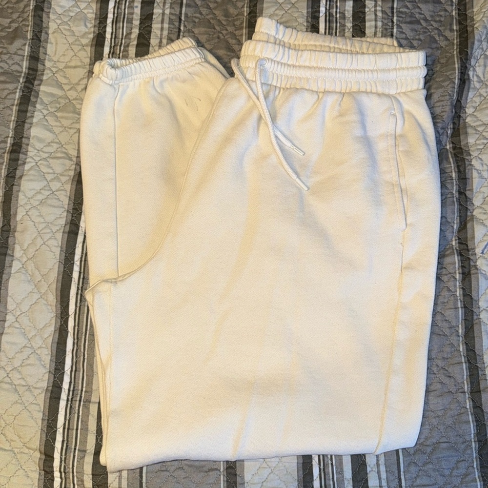 Old Navy Cream Track Pants